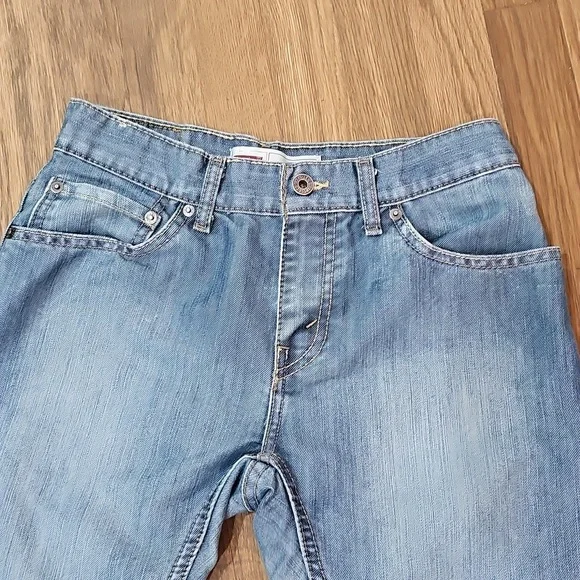 Levi's Light Blue Straight Jeans Sz 18 Sz 29 Vintage Soft - Picture 3 of 8